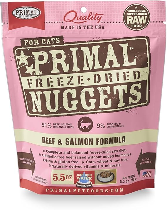 primal freeze dried formula for cats