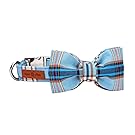 Lionet Paws Dog And Cat Collar With Bowtie ,Soft And Comfortable ,Adjustable Collar