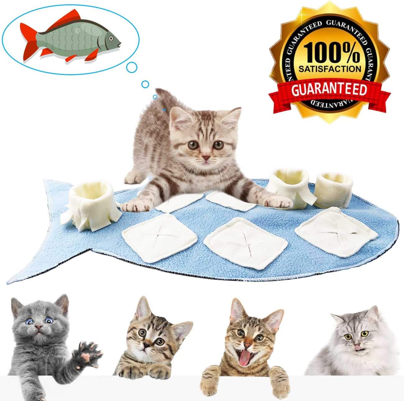 Pet Supplies Gabraden Puzzle Feeder For Cats Cat Toy Indoor