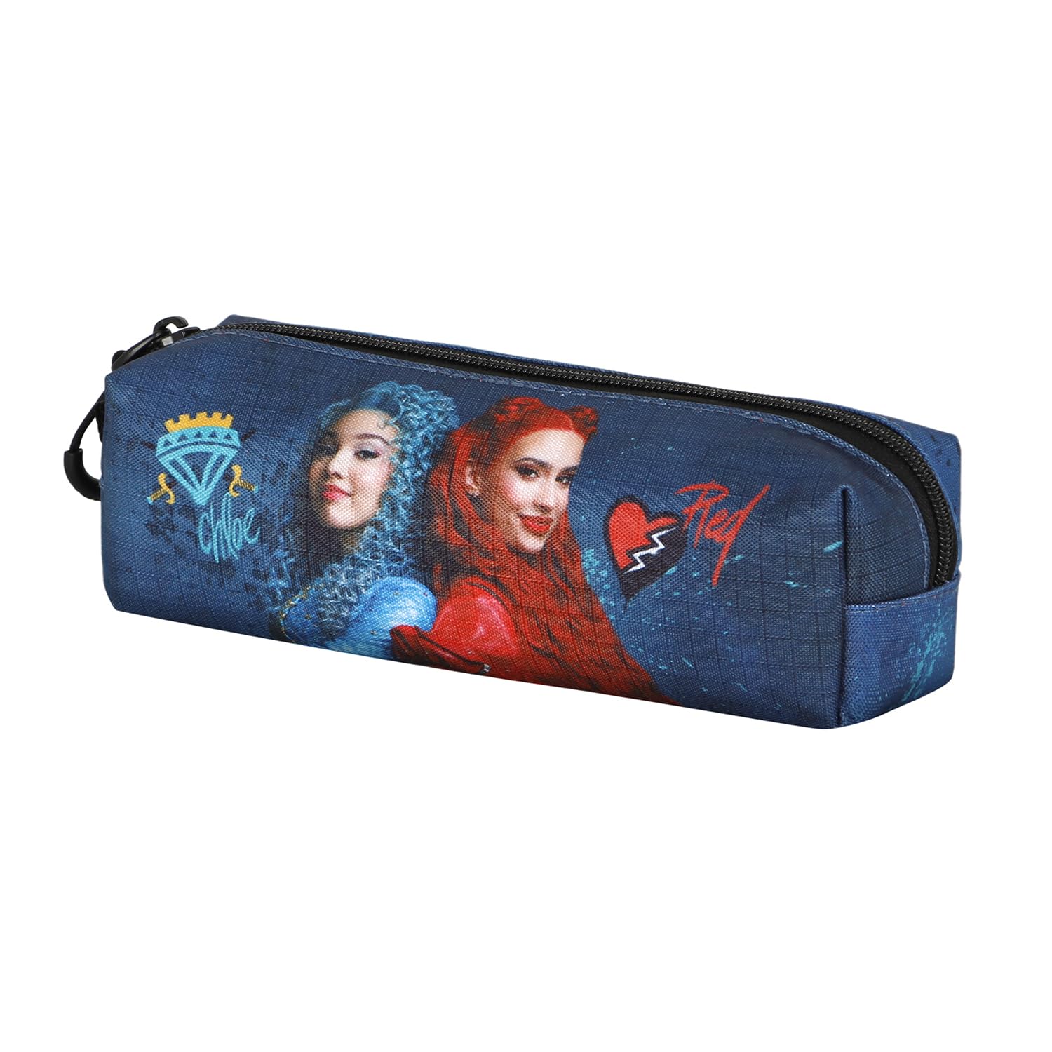 Descendants Wickedly-Fan Square Pencil Case 2.2, Multicolour, 22 x 9 cm