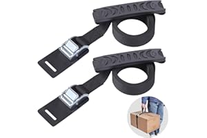 Neracking 7' Carrying Strap with Handle, Adjustable Heavy Duty Cam Buckle Tie Down Straps for Safely Moving and Lifting Heavy