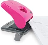 Rapesco 1527 X5-40ps 2 Hole Punch 40 Sheet Capacity Hot Pink view 2