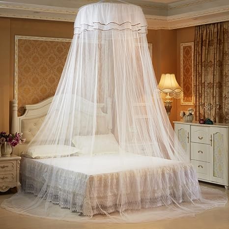 Per Princess Dome Fantasy Netting Curtains With Butterfly
