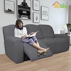 Easy-Going 8 Pieces Recliner Sofa Stretch Sofa