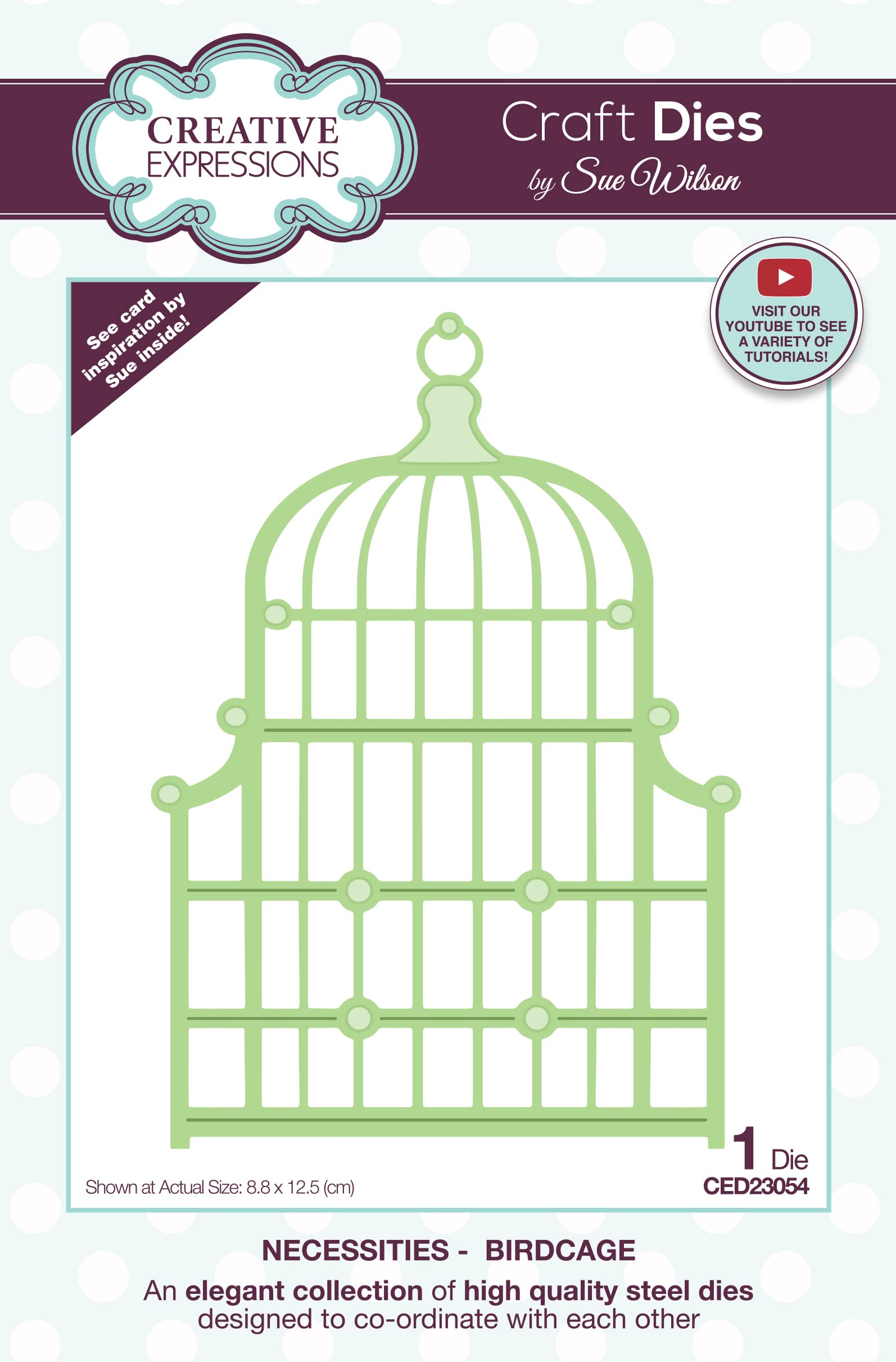 Sue Wilson - Necessities - Birdcage - Craft Die