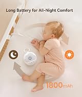 Dreamegg D11Max+ White Noise Machine BPA-Free Silicone Cover Ocean 21 Sounds view 5
