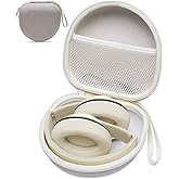 Headphone Case Compatible with Beats Studio Pro/Soundcore Anker Q20i/BERIBES/TOZO/KVIDIO/JBL Noise Cancelling Over-Ear Headphones, Beige