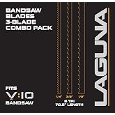 Blade Pack 1/4"/3/8"/1/2" Fits Laguna 10" V:10 Bandsaw
