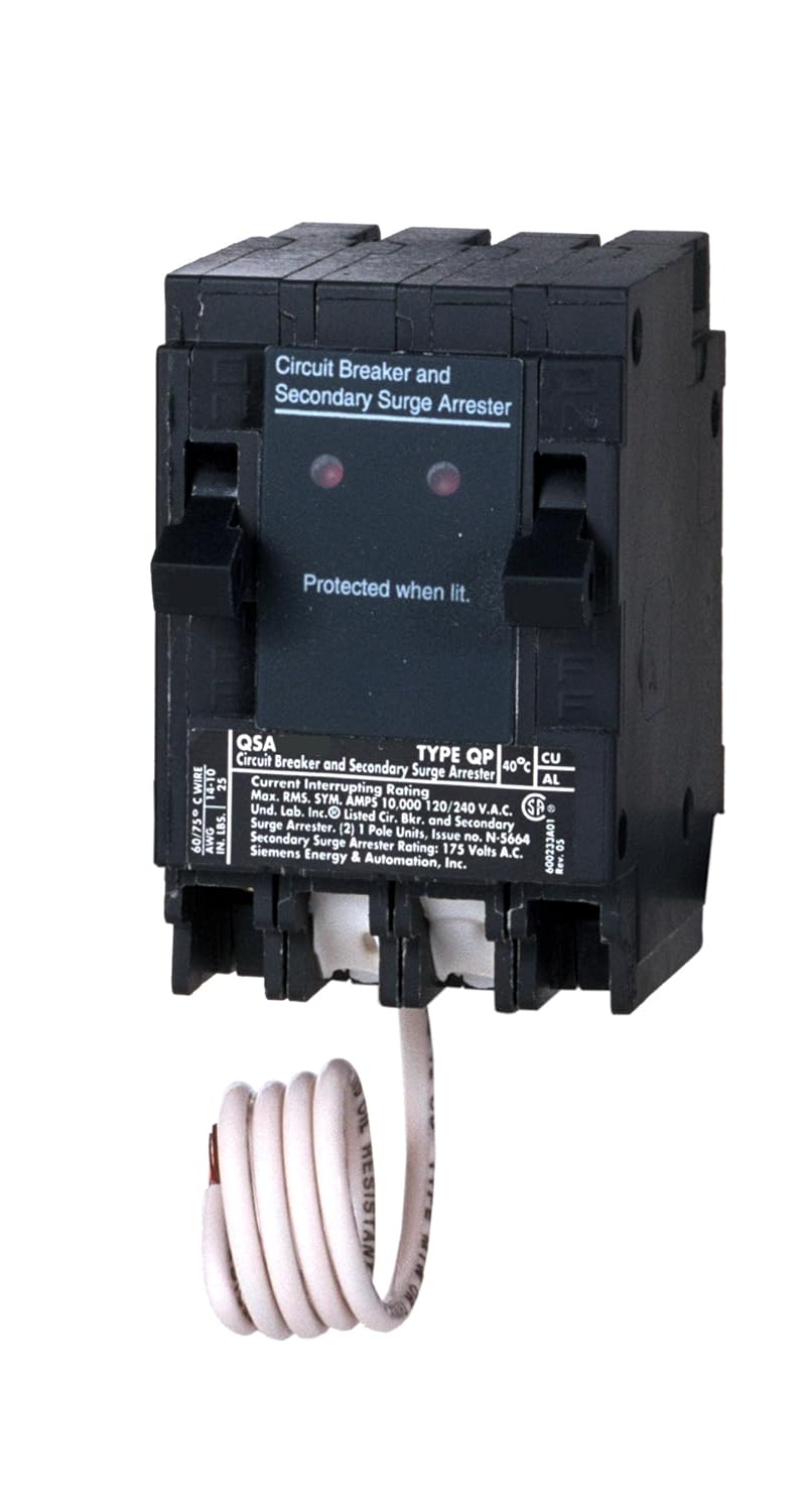 Siemens QSA1515SPD Whole House Surge Protection with Two 15Amp Circuit