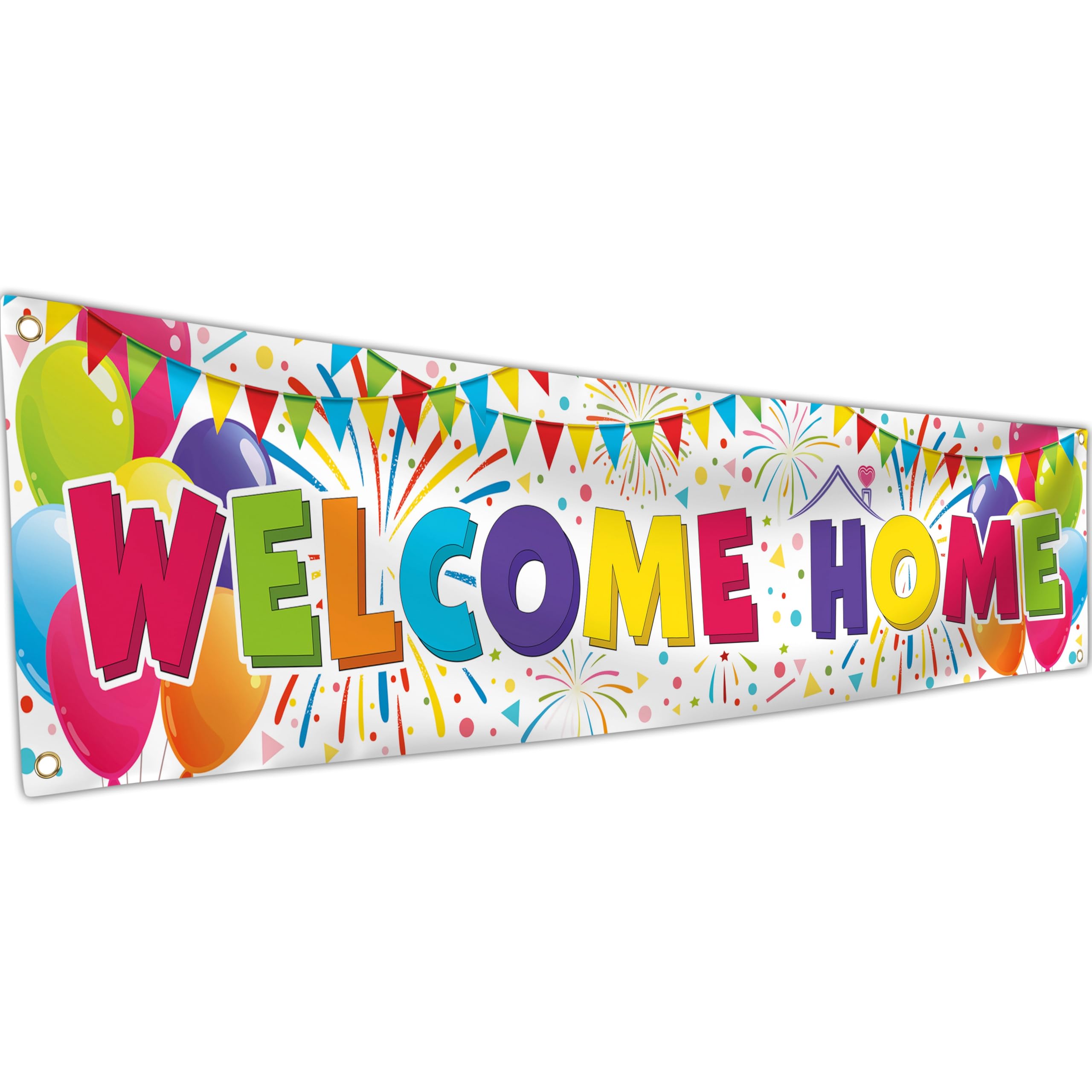 Welcome Home Banner - White Welcome Home Decorations 180 x 40cm - Welcome Back Banner - We Missed You So Much