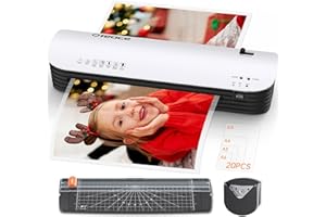 Ofeace Laminator, A3 Laminator Machine, 13 Inch Thermal Laminator for A3/A4/A5/A6 with 20 Laminating Sheets, Laminating Machine with Paper Trimmer and Corner Rounder for Home School Office