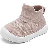 Engtoy Baby Shoes Baby Sock Shoes Baby Walking Shoes Infant Non-Slip Breathable Slippers with Soft Rubber Sole Baby Boys Girls Slip On Sneakers