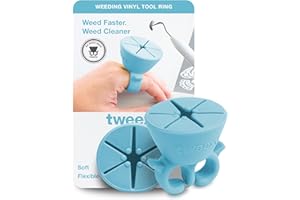 tweexy Craft Vinyl Weeding Scrap Collector Ring for Heat Transfer Vinyl, HTV Crafting Adhesive Paper Sheets Holder (Sky)