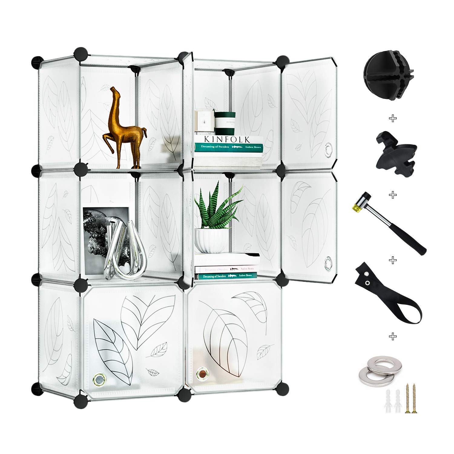 Buy GREENSTELL Cube Storage Organizer, 6Cube Closet Organizer with