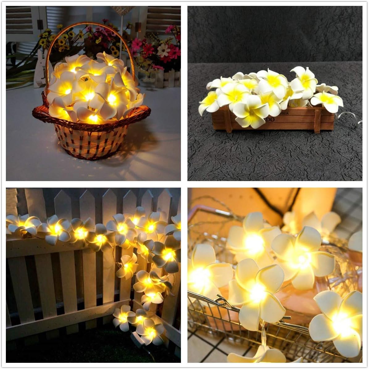 Fantes Plumeria String Lights - Image 3