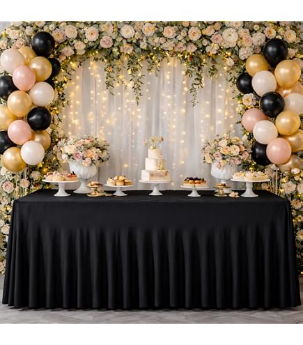 Jupe de table plssée en polyester blanc de 21 p x 29 po Nappe de marage, Nappes de trateur Jupe de table plssée en polyester blanc de 21 p x 29 po Nappe de marage, Nappes de trateur