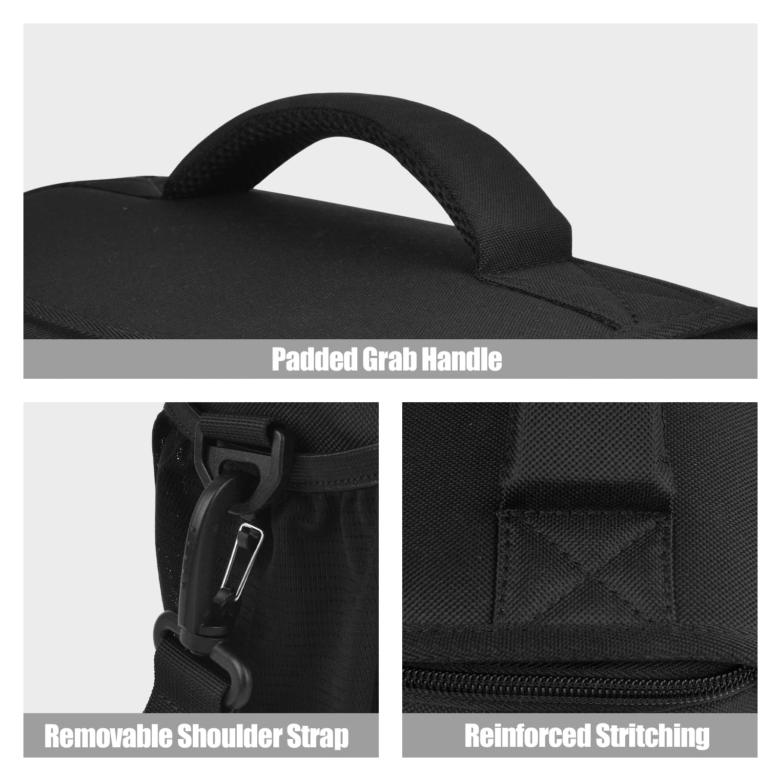 Cwatcun Small Camera Sling Bag Crossbody Camera Shoulder Case, Waterproof Travel Photography Camera Messenger Bag for Canon, Nikon, Sony, Fuji DSLR/SLR/Mirrorless Cameras, Lens and Accessories