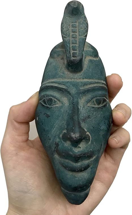 Amazon 居間の装飾品 古代エジプトのファラオ像 アケナテンモデル彫刻ファラオバスト彫刻モデルコレクション 置物 オブジェ オンライン通販