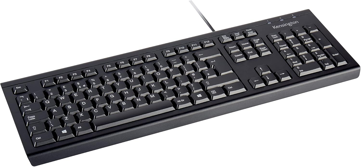 Kensington ValuKeyboard wired keyboard for PC, Laptop, Desktop PC