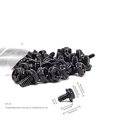 Honbay 100PCS 6#-32x6 Hex Phillips Head Replacement
