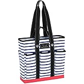 SCOUT Rocket Pocket Tote - Multi-Pocket Travel, Nurse, Teacher, Mom Tote, 7 Pockets Total, Two Sets of Straps, Folds Flat
