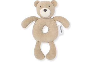 Burt's Bees Baby Unisex Infant Rattle Toy, Nursery Sensory Animal Plush Made with 100% Organic Cotton Shell and Polyester Fill, Sweet Bear, Bunny, or Dog Stuffed Animals for Babies