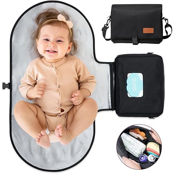 Cambiador Portatil Cambiador Portátil Para Bebé XL Impermeable Y