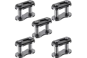 PAGOW 5pcs #40 Roller Chain Connecting Links, Master Connector Link, Heavy Duty Manganese Steel (5pcs #40