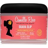 Camille Rose Guava Whipped Hair Styling Cream, with Kakadu Plum &amp; Shea Butter to Detangle, Control Frizz &amp; Define Strands, for All Hair Textures, 8 oz