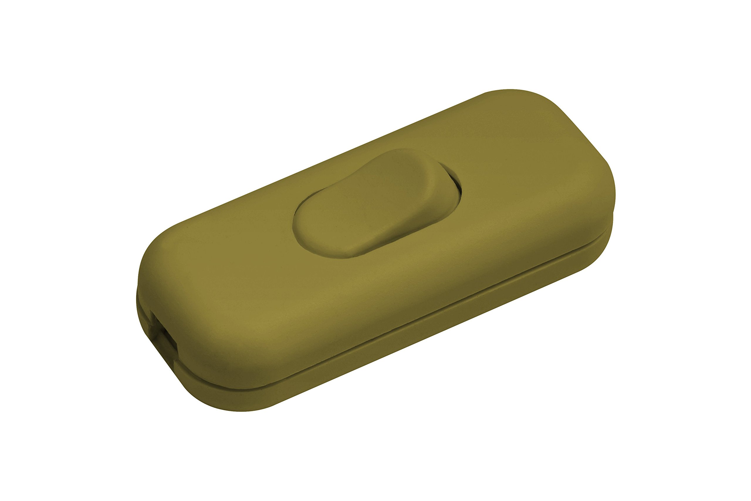 Meister Cable intermediate switch, 1-pole, 2.5 A, strain relief, gold, 7441200