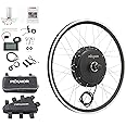 PEXMOR Electric Bike Conversion Kit, 20"/24" Front Wheel Ebike Conversion Kit, 36V 750W Electric Bike Hub Motor Kit w/3 Mode Controller/PAS/LCD Display/Twist Throttle Electric Bicycle Ebike Kit