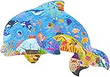 Puzzles for Kids Ages 4-8, 108 Piece Dolphins
