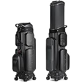 HELIX Hard Shell Golf Travel Bag with Wheels, 2-in-1 Travel Golf Case & Daily Cart Bag, Durable PC Material