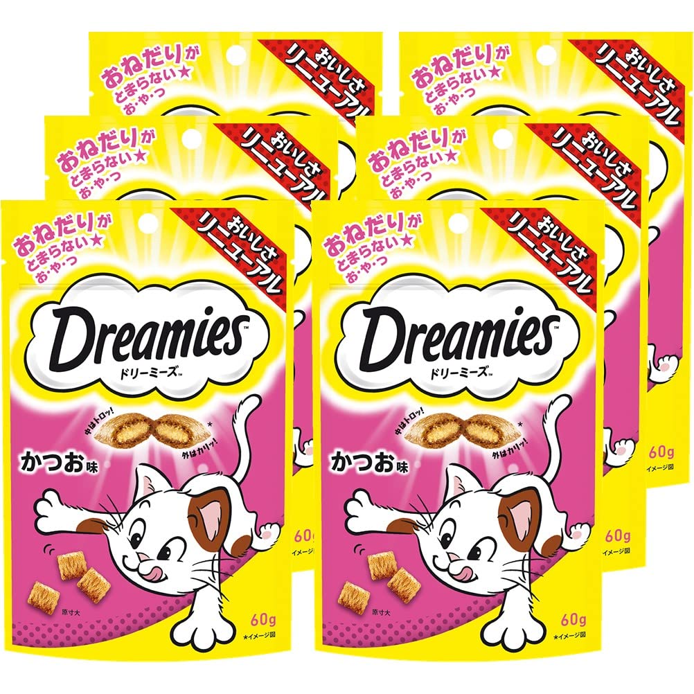 ドリーミーズ 猫用おやつ かつお味 60g×6 (まとめ買い)商品画像