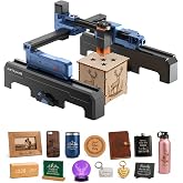 Artilume T1-P Foldable Laser Engraver 7000mW Laser Engraving Machine | Portable Laser Cutter,App Control, 200x150mm Work Area, 0.01mm Precision for DIY,Wood,Metal,Acrylic,Glass,Stainless Steel