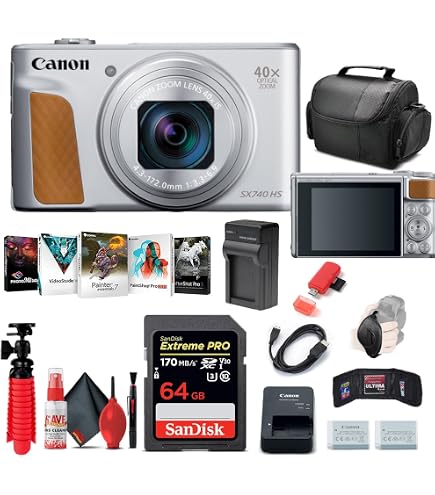 Amazon.com : Canon PowerShot SX740 HS Digital Camera (Silver