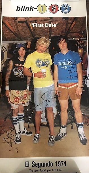 Blink 1 Mark Travis Tom Full Band Signed Autograph Original 01 Promo Poster Music Posters At Amazon S Entertainment Collectibles Store Blink 1 Mark Travis Tom Full Band Signed Autograph Original 01 Promo Poster Music Posters At Amazon S Entertainment Collectibles Store