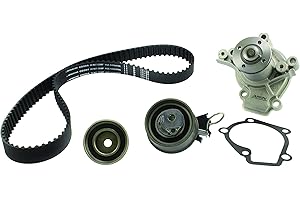 AISIN TKK-003 Engine Timing Belt Kit with Water Pump - Compatible with Select Hyundai Elantra, Tiburon, Tucson Kia Soul, Spectra, Spectra5, Sportage