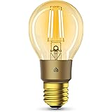 TP-Link Kasa Smart Wi-Fi LED Bulb, Filament E26 Smart Light Bulb, Warm Amber 2000K, Dimmable, No Hub Required, Compatible wit