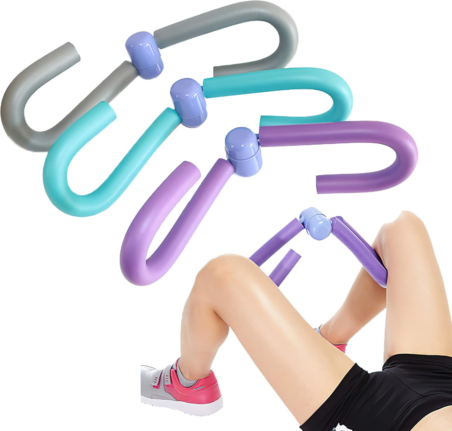 ixOOxi Strength Training Leg Machines Body Stretch Chest Expander Home Gym Equipment for Weight Loss (Purple) : Sports & Outdoors