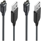 JIUJOJA Charger Cable Compatible with Garmin Watch - 3.93ft Length (2Pack)