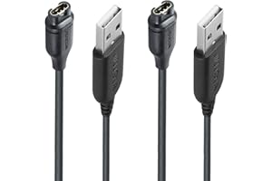 JIUJOJA Charger Cable Compatible with Garmin Watch - 3.93ft Length (2Pack)