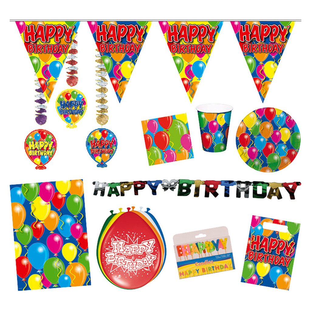 Folat - Balloons Themed Party Pack - Perfect for Parties