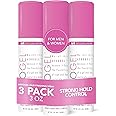 TRI Design Aerogel Hair Spray - Extra Hold, Free & Clear Hairspray Firm Hold for Women and Men, Travel, Volume Fixer & Non-Sticky Essentials, Flexible Spray Nozzle Bottle, Scented - (3oz, Pack of 3)