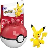 Mega Construx Pokemon Pikachu Construction Set, Building Toys for Kids (GVK60)