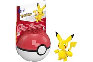 Mega Construx Pokemon Pikachu Construction Set, Building Toys for Kids [Amazon Exclusive] 16 Pieces
