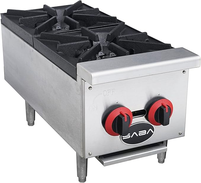 Amazon Com Heavy Duty 2 Burner Gas Countertop Hotplate Cooker