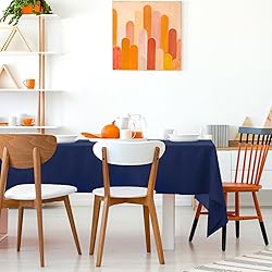 Kopokita 2PCS Navy Blue Plastic Tablecloths 54 x