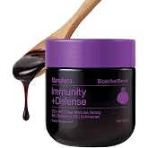 Manukora Immunity + Defense, Elderberry &amp; Echinacea, Raw Manuka Honey, 225g | Supplement, Supports Immune Health and Everyday Resilience*, Non-GMO, No Fillers or Binders, 3rd Party Tested
