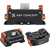 K&F Concept Charging Adapter Base for DJI OSMO Pocket 3 / Xtra Muse Quick Release Type-C Charging Stand Dock Desktop Mount In